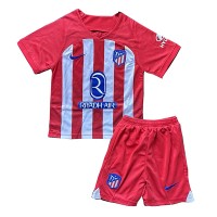 Atletico Madrid Fotballklær Hjemmedraktsett Barn 2023-24 Kortermet (+ korte bukser)